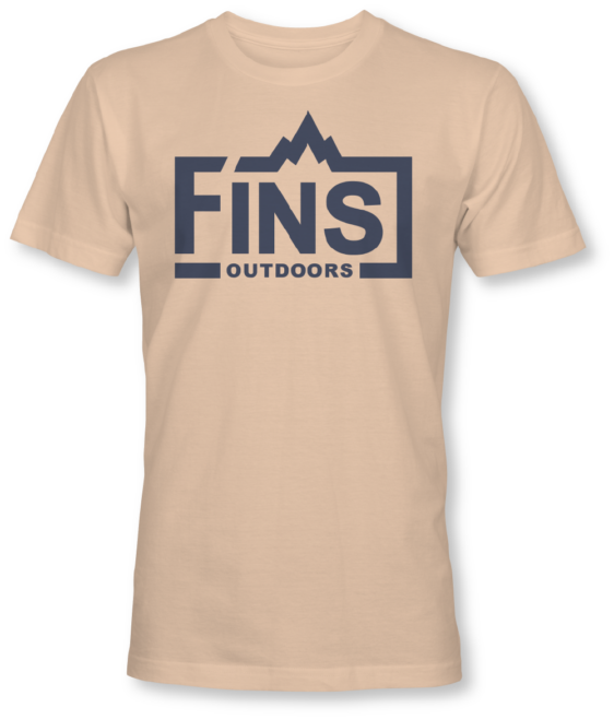 Fins Outdoors OG Tee - Washed Khaki